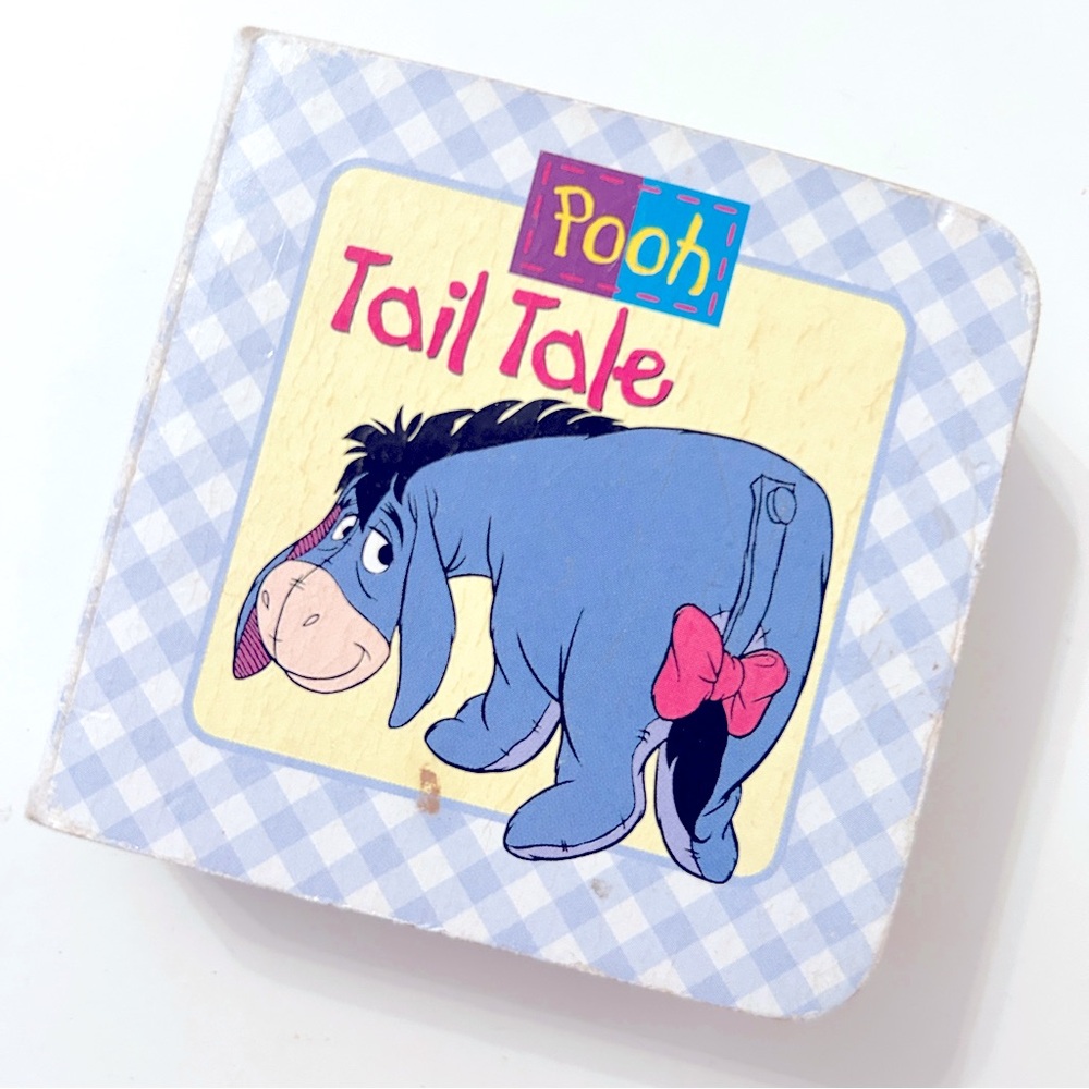 Disney Tail Tale kids book Eeyore Winnie the Pooh hardcover children's vintage